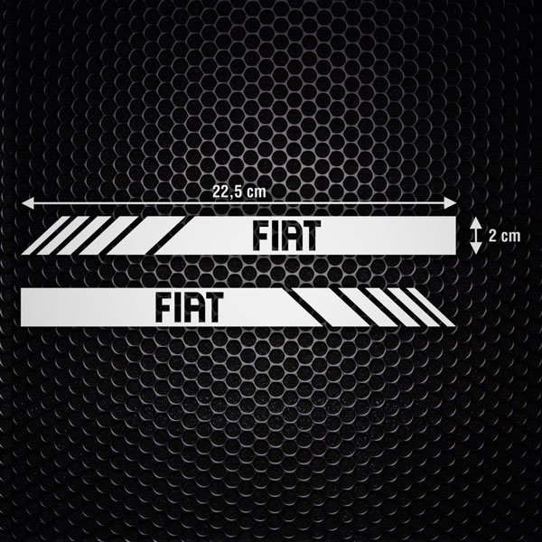 Car & Motorbike Stickers: Mirror Stickers Fiat