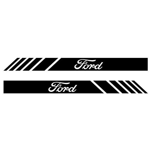 Set 2X Mirror Stickers Ford