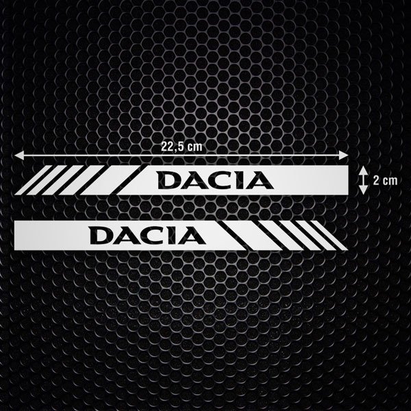 Car & Motorbike Stickers: Mirror Stickers Dacia