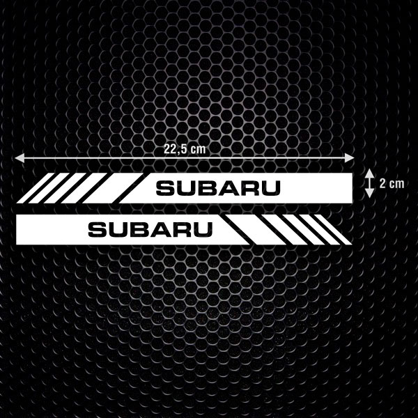 Subaru Mirror Stripe Decal 2/2