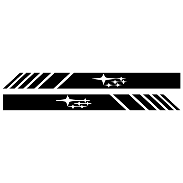 Car & Motorbike Stickers: Subaru Logo Mirror