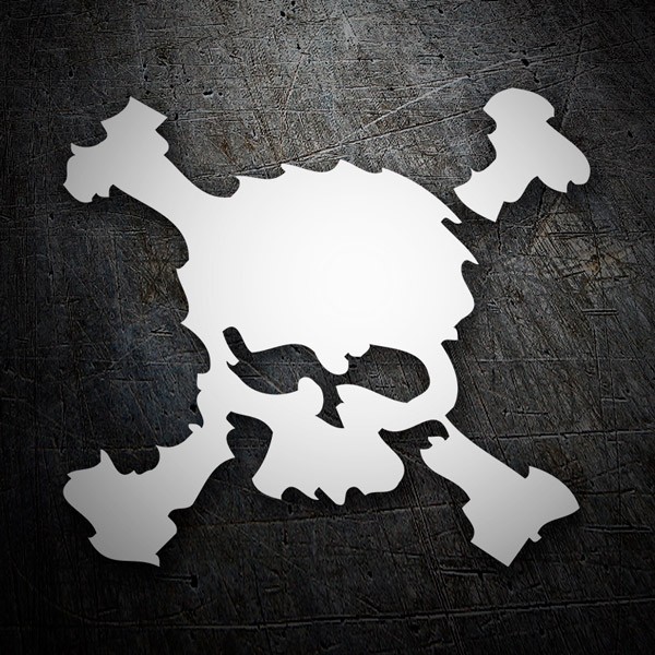 Car & Motorbike Stickers: Pirate Skull Silhouette
