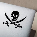 Car & Motorbike Stickers: Pirate skull 2