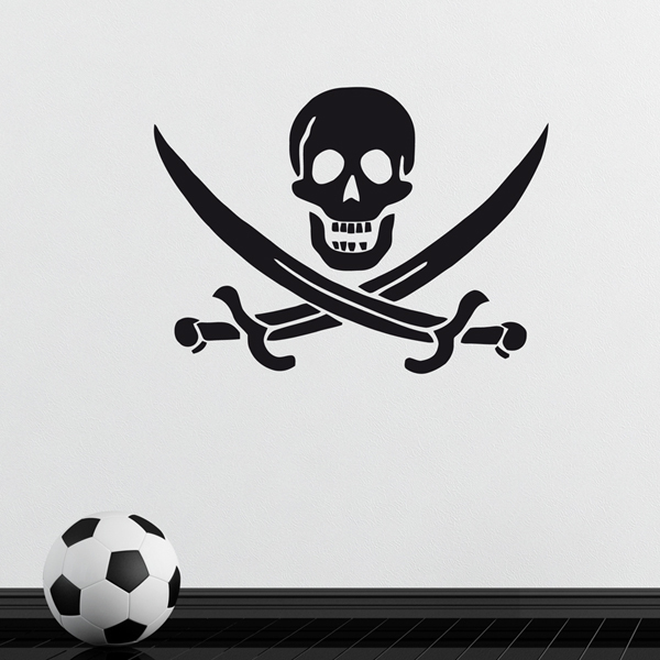 Car & Motorbike Stickers: Pirate John Rackham