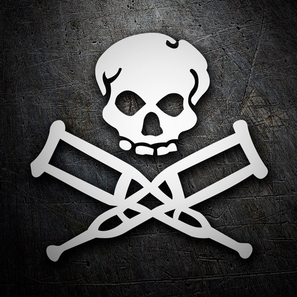 Car & Motorbike Stickers: Skull Jackass Dise&ntilde;o Vinilo Decorativo