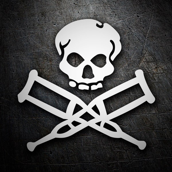 Car & Motorbike Stickers: Skull Jackass