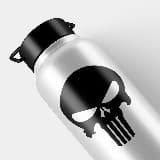 Car & Motorbike Stickers: The Punisher Dise&ntilde;o Vinilo Decorativo 3