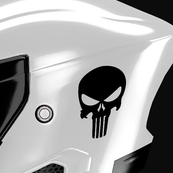 Car & Motorbike Stickers: The Punisher Dise&ntilde;o Vinilo Decorativo