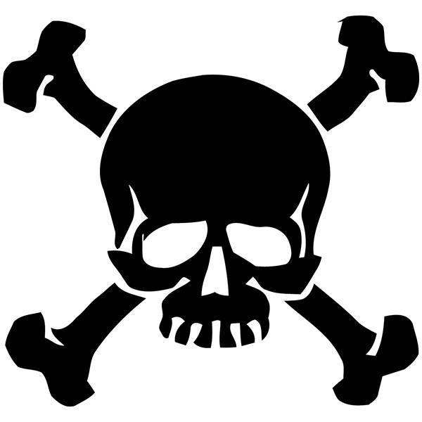 Car & Motorbike Stickers: Pirate Blackbeard