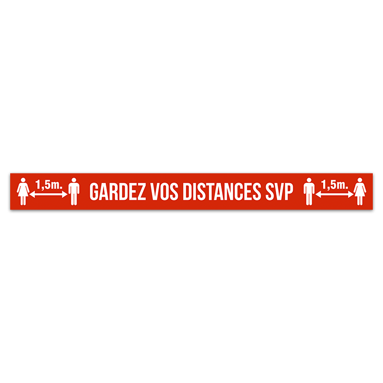 Car & Motorbike Stickers: Keep a Safe Distance 3 - French 0