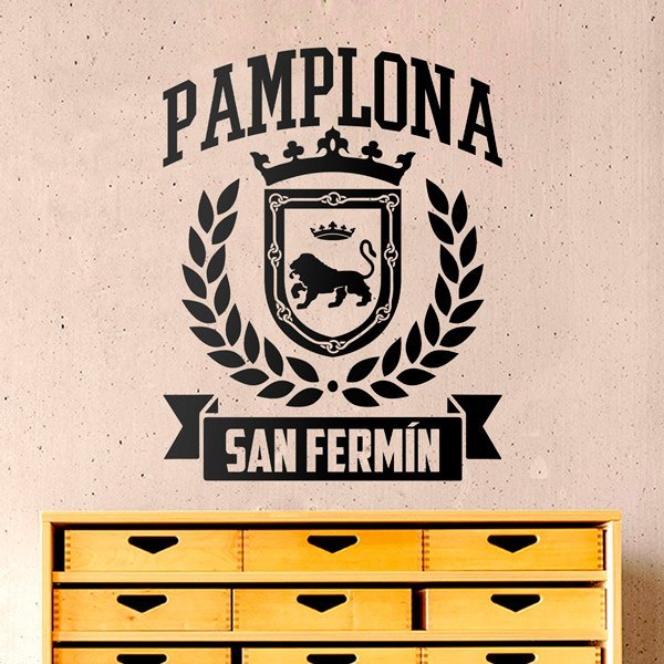 Wall Stickers: Shield Pamplona