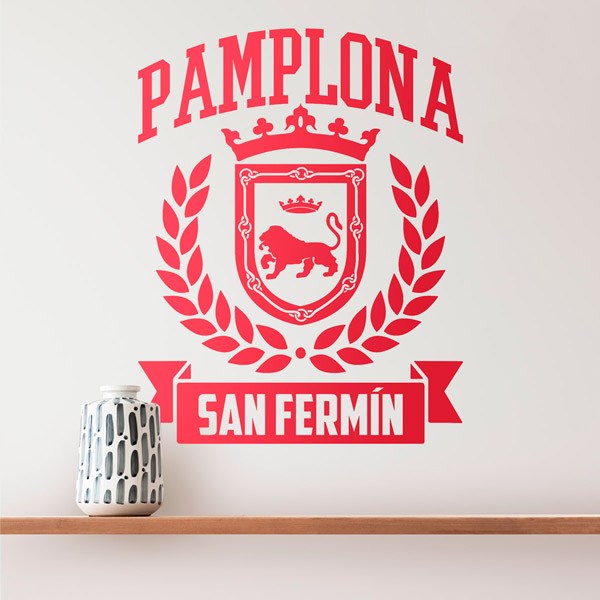 Wall Stickers: Shield Pamplona