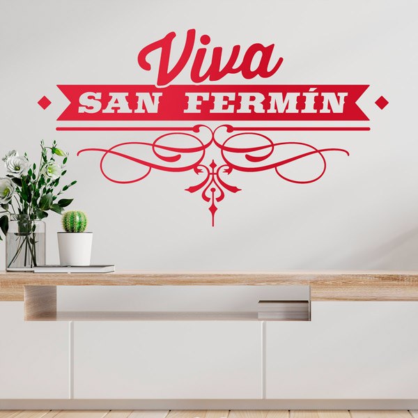 Wall Stickers: Long live San Fermin