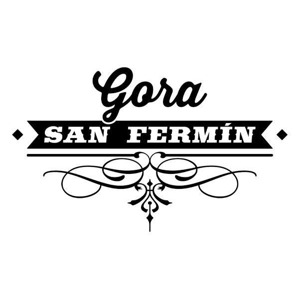 Wall Stickers: Gora San Fermín