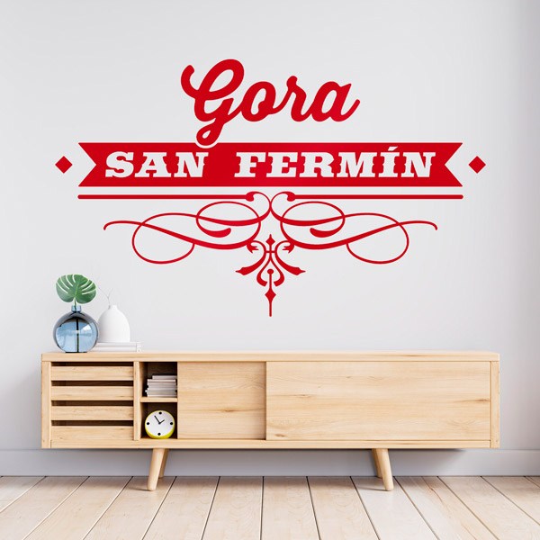 Wall Stickers: Gora San Fermín