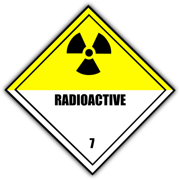Car & Motorbike Stickers: Sign decal Radioactivity