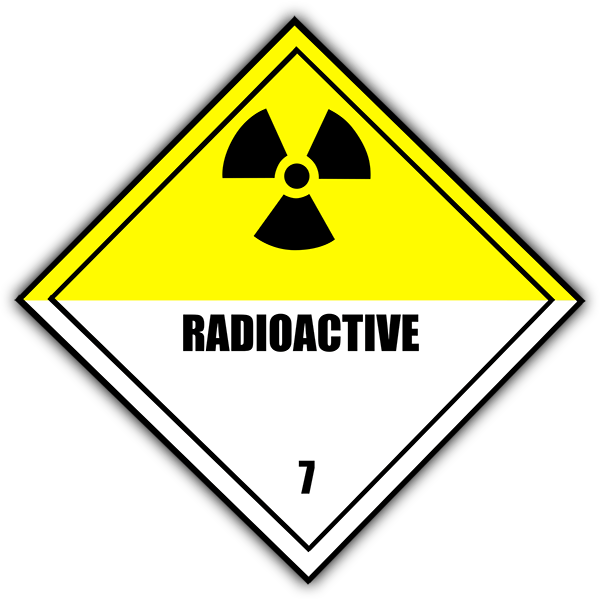 Car & Motorbike Stickers: Sign decal Radioactivity 0
