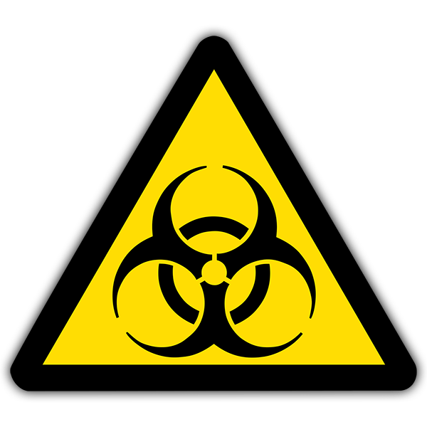 Stickers TOXIC WASTE - symbol