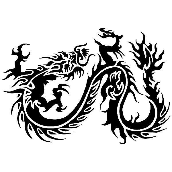 Car & Motorbike Stickers: Dragons