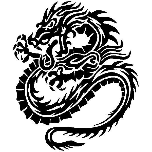 Car & Motorbike Stickers: Dragones