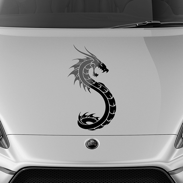 Car & Motorbike Stickers: Fantastic dragon 0