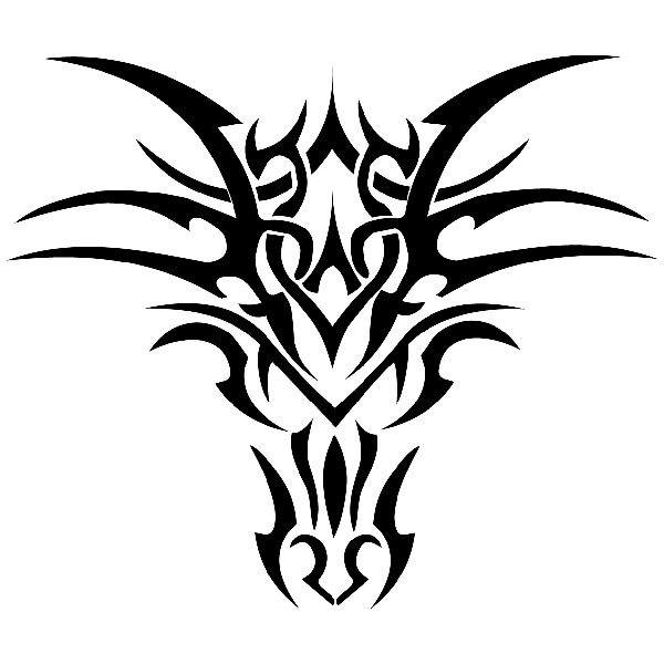 Car & Motorbike Stickers: Dragon head