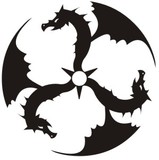 Car & Motorbike Stickers: Dragones