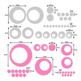 Wall Stickers: Set 106X Circles 5