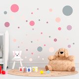 Wall Stickers: Pastel Circles Set 3