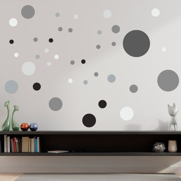 Wall Stickers: Pastel Circles Set