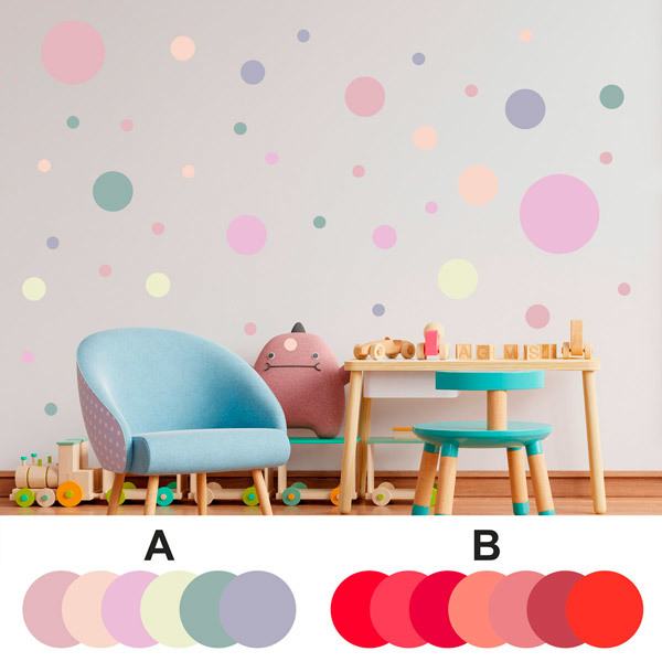 Wall Stickers: Sticker Colourful Set