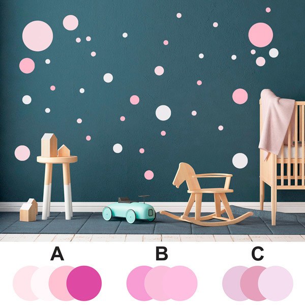 Wall Stickers: Set Joyful Circles