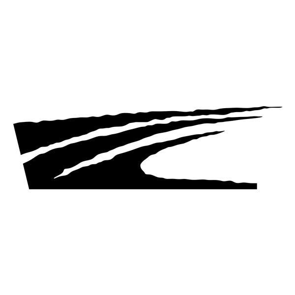 Car & Motorbike Stickers: Wave Side Sticker Kit for 2-Door 4x4