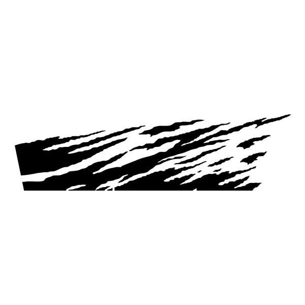 Car & Motorbike Stickers: Distressed Side Sticker Kit for 4-Door 4x4