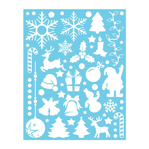 Wall Stickers: Set 59X Christmas Ornaments 2