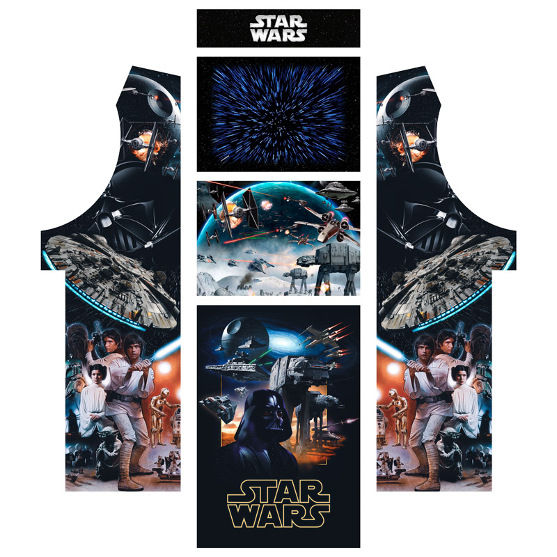 Car & Motorbike Stickers: Star Wars Bartop Arcade Kit