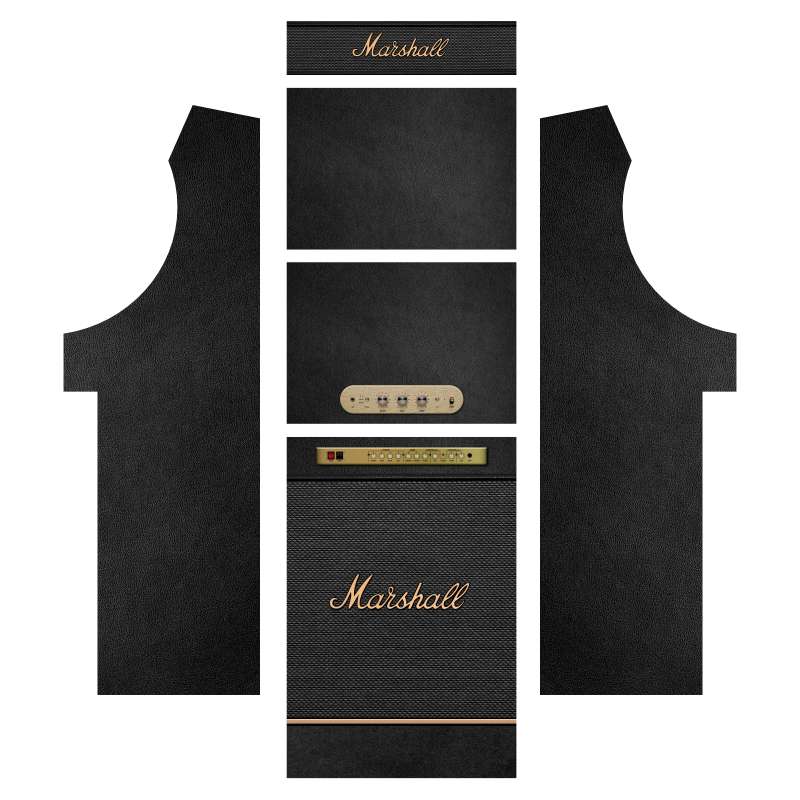 Car & Motorbike Stickers: Marshall Amp Bartop Arcade Kit