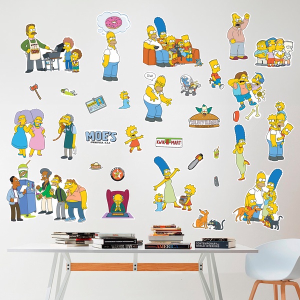 Stickers for Kids: Set 34X The Simpsons