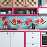 Wall Murals: Watermelon slices 2