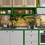 Wall Murals: Olive trees and olives 2