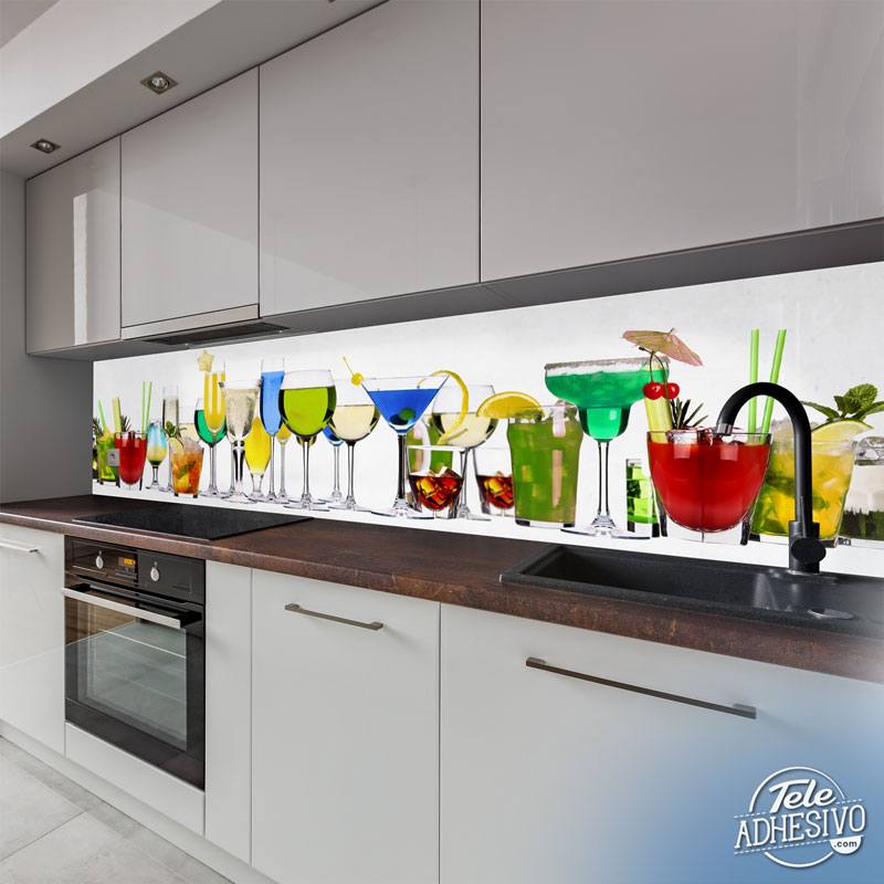 Wall Murals: Cocktail composition