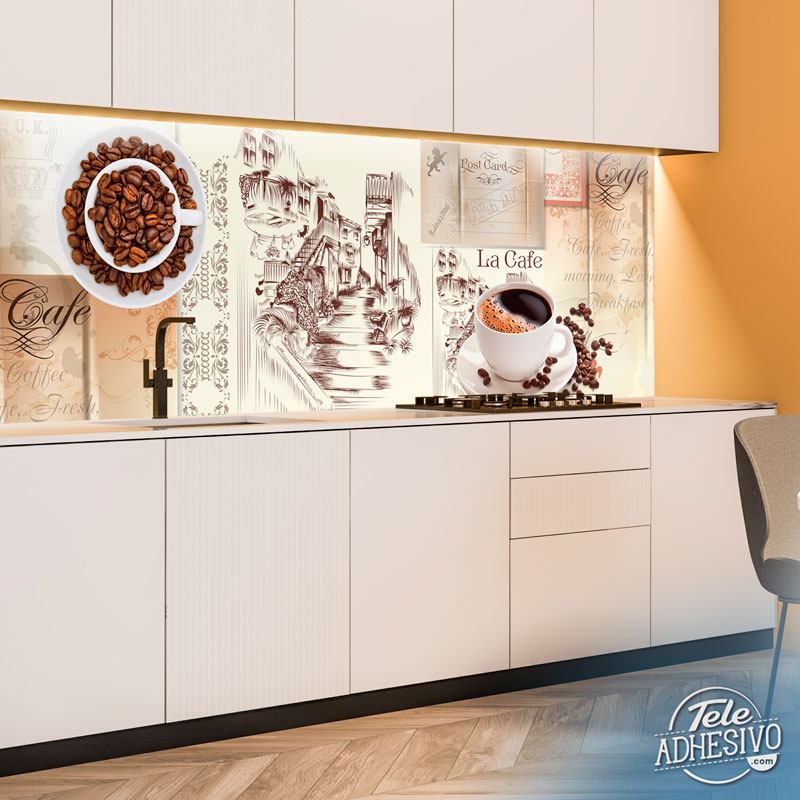 Wall Murals: The magic of coffee 2