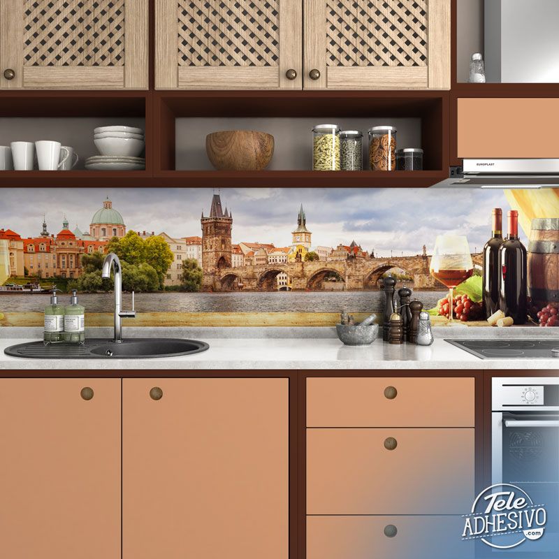 Wall Murals: Wine City 2