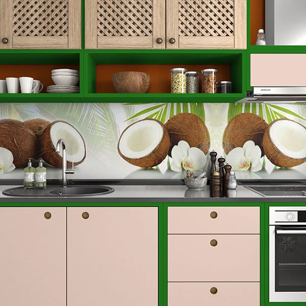 Wall Murals: Coconut Composition