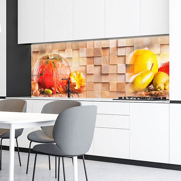 Wall Murals: Healthy food composition