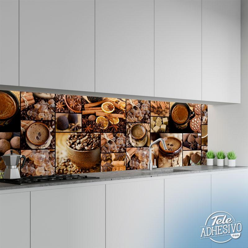 Wall Murals: Different types of coffee 2