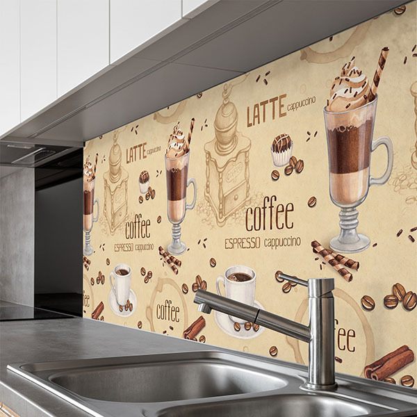 Wall Murals: Coffee illustration 0