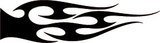 Car & Motorbike Stickers: Flames