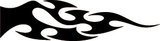 Car & Motorbike Stickers: Flames