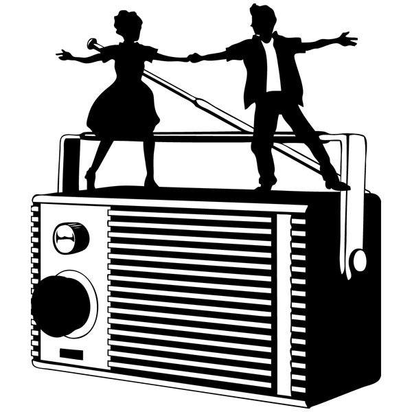 Wall Stickers: Dancing on the radio